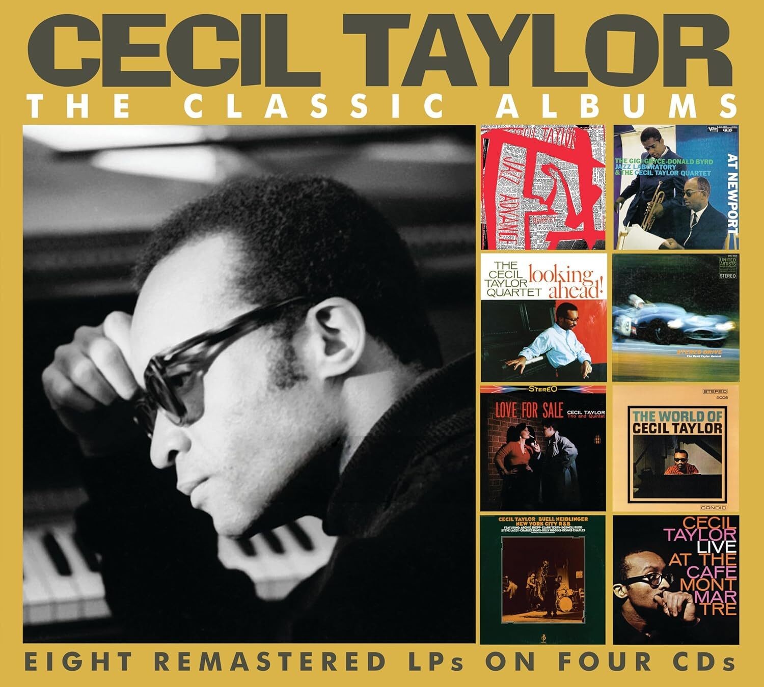 Cecil Taylor The Classic Albums: Eight Remastered LPs On Four CDs (CD) Box Set