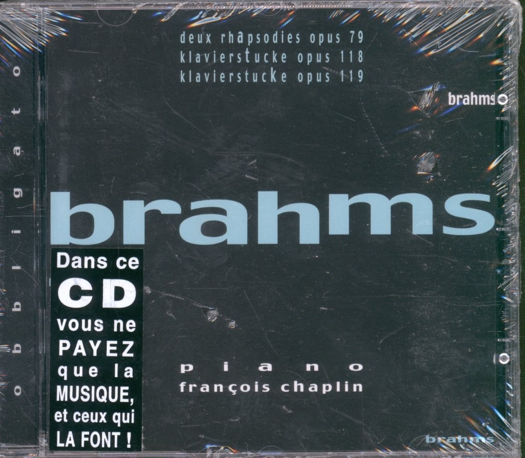 720062 François Chaplin Due Rapsodie Opus 79, Klavierstücke Opus 118