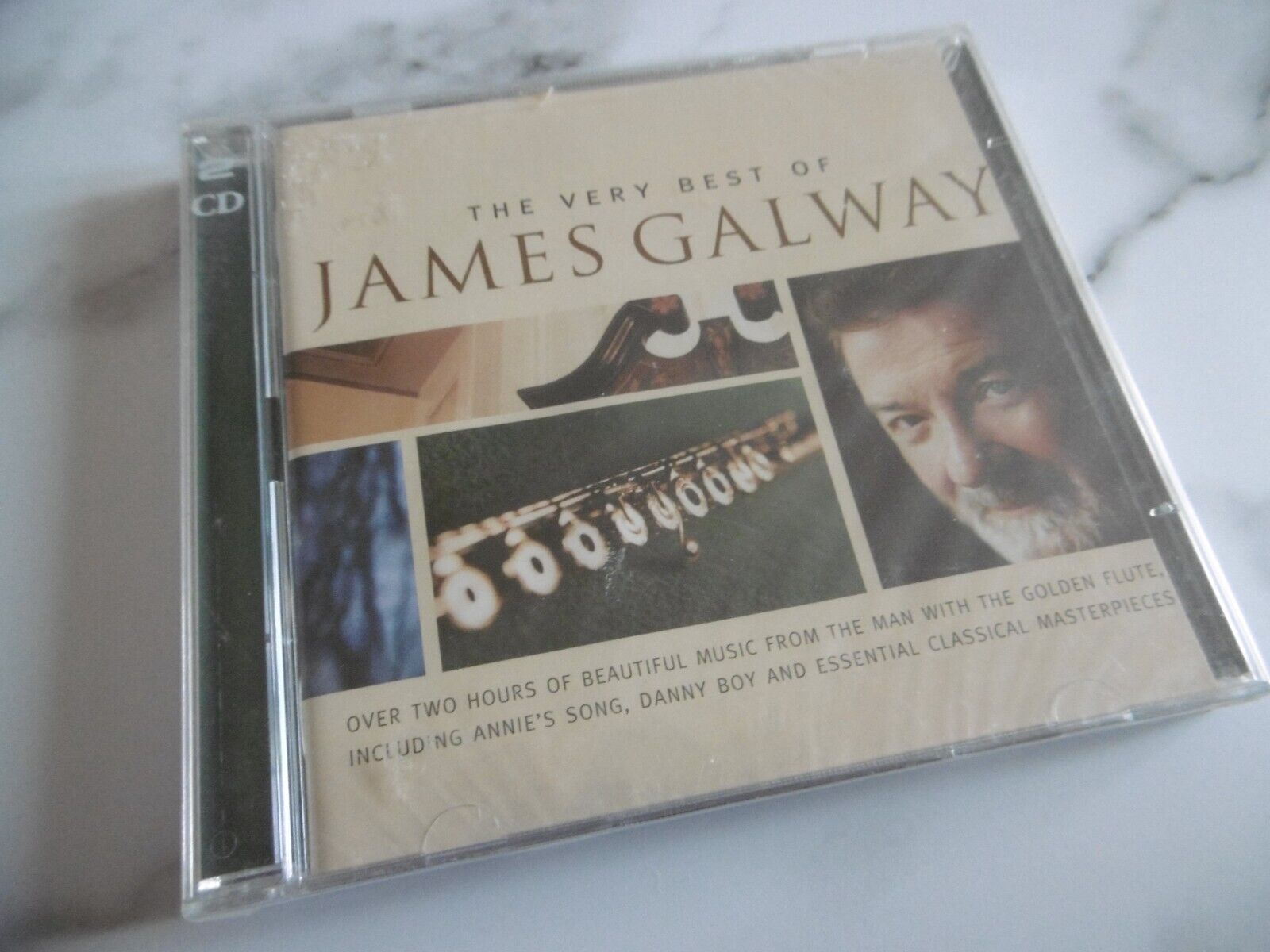 Nuovo James Galway The Very Best Of 2 CD Flauto Bumblebee Canon Danny Boy Pavane