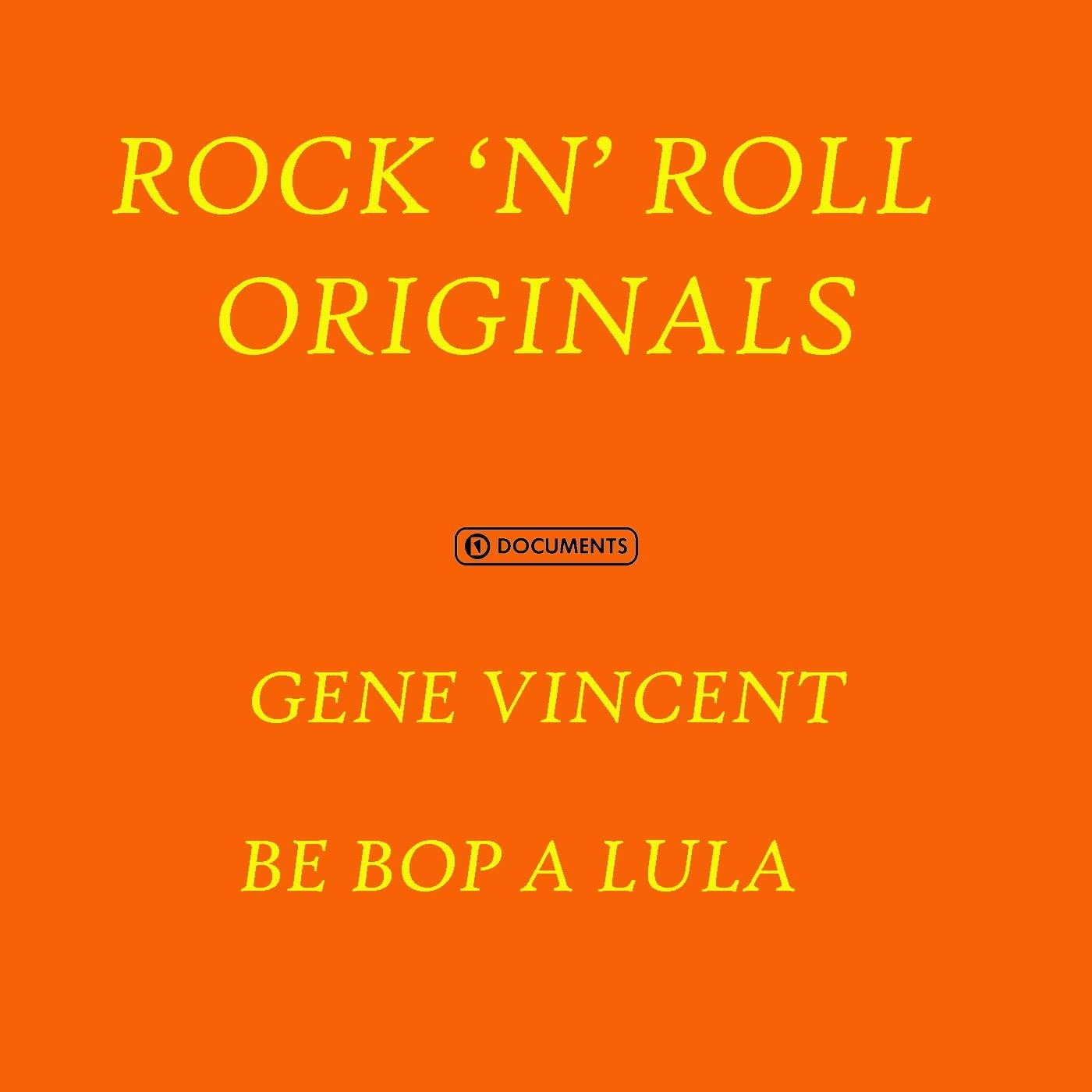 Gene Vincent Be Bop a Lula (CD)