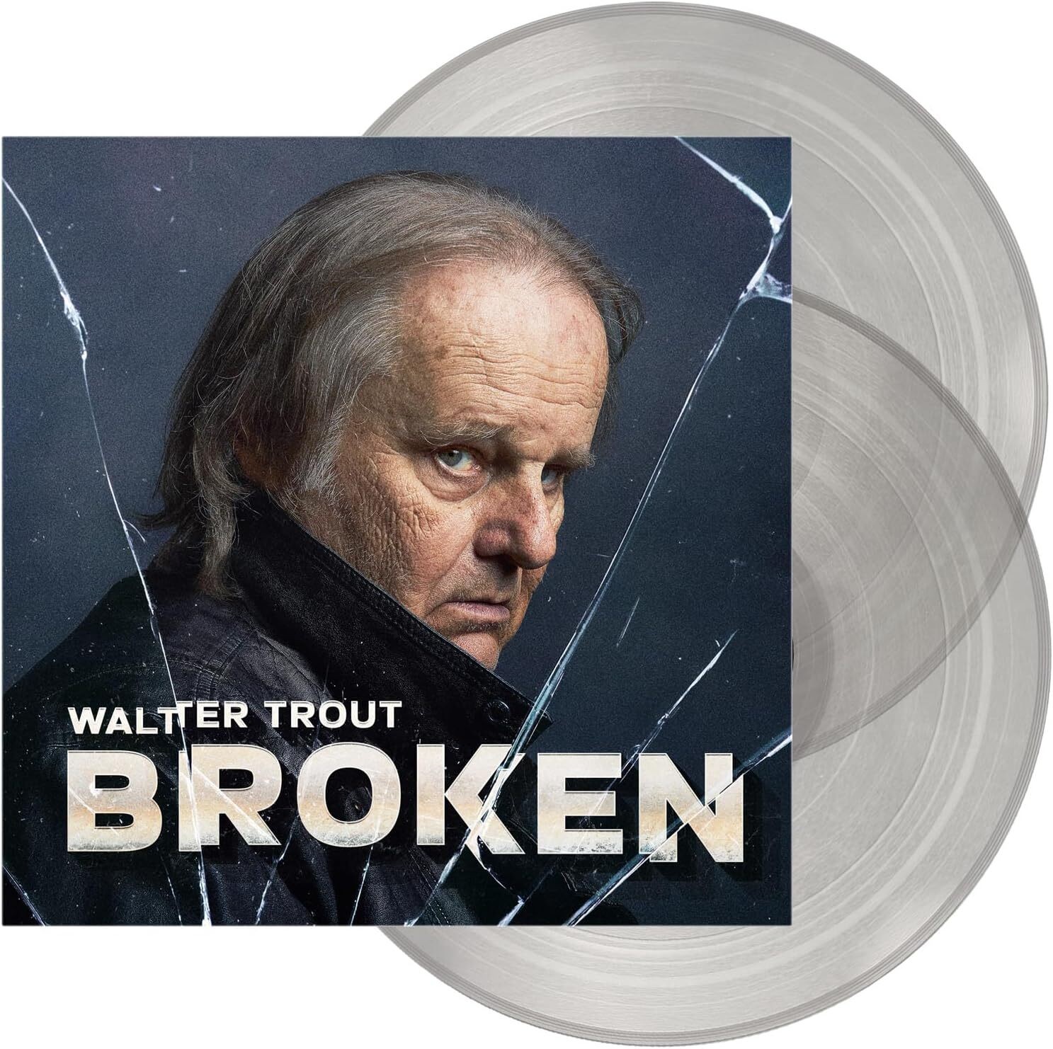Walter Trout Broken (Vinyl LP) 12" Album (Clear vinyl)