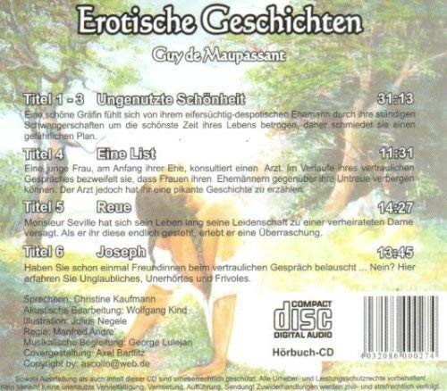 Kaufmann Christine GUY DE MAUPASSANT CD NUOVO