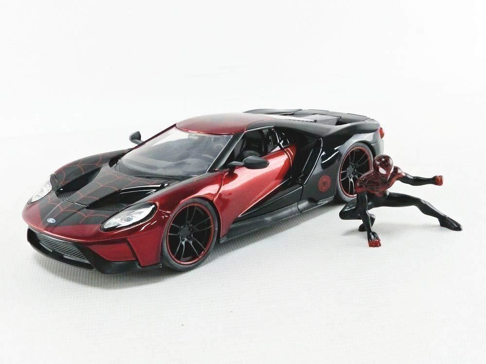Gadget - Marvel: Jada Toys - Ford Gt 2017 With Miles Morales Figure (Die Cast Mo