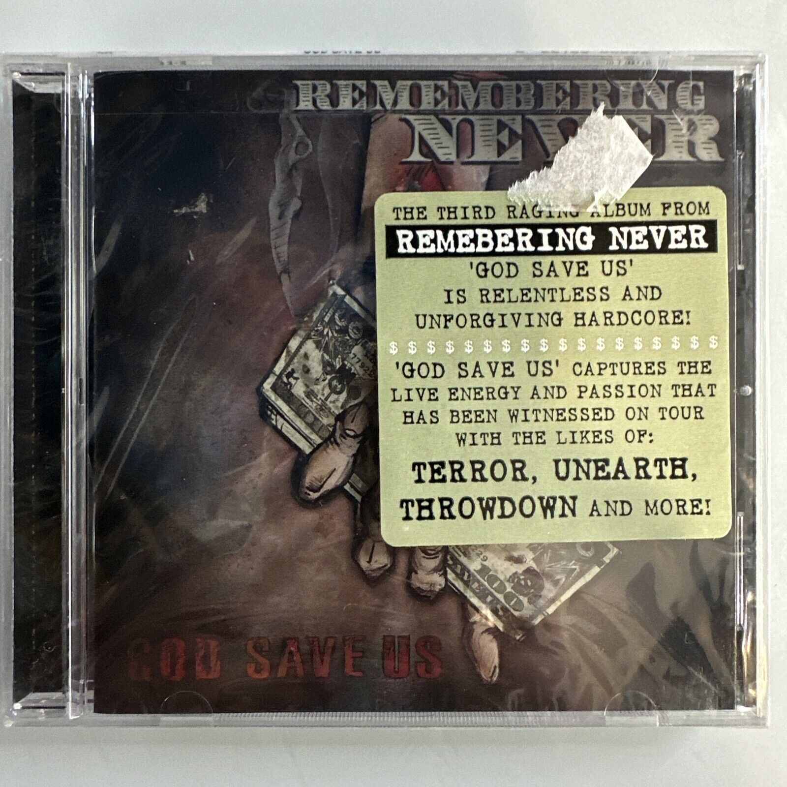 God Save Us Di Remembering Never (CD, 2006) Nuovo Sigillato