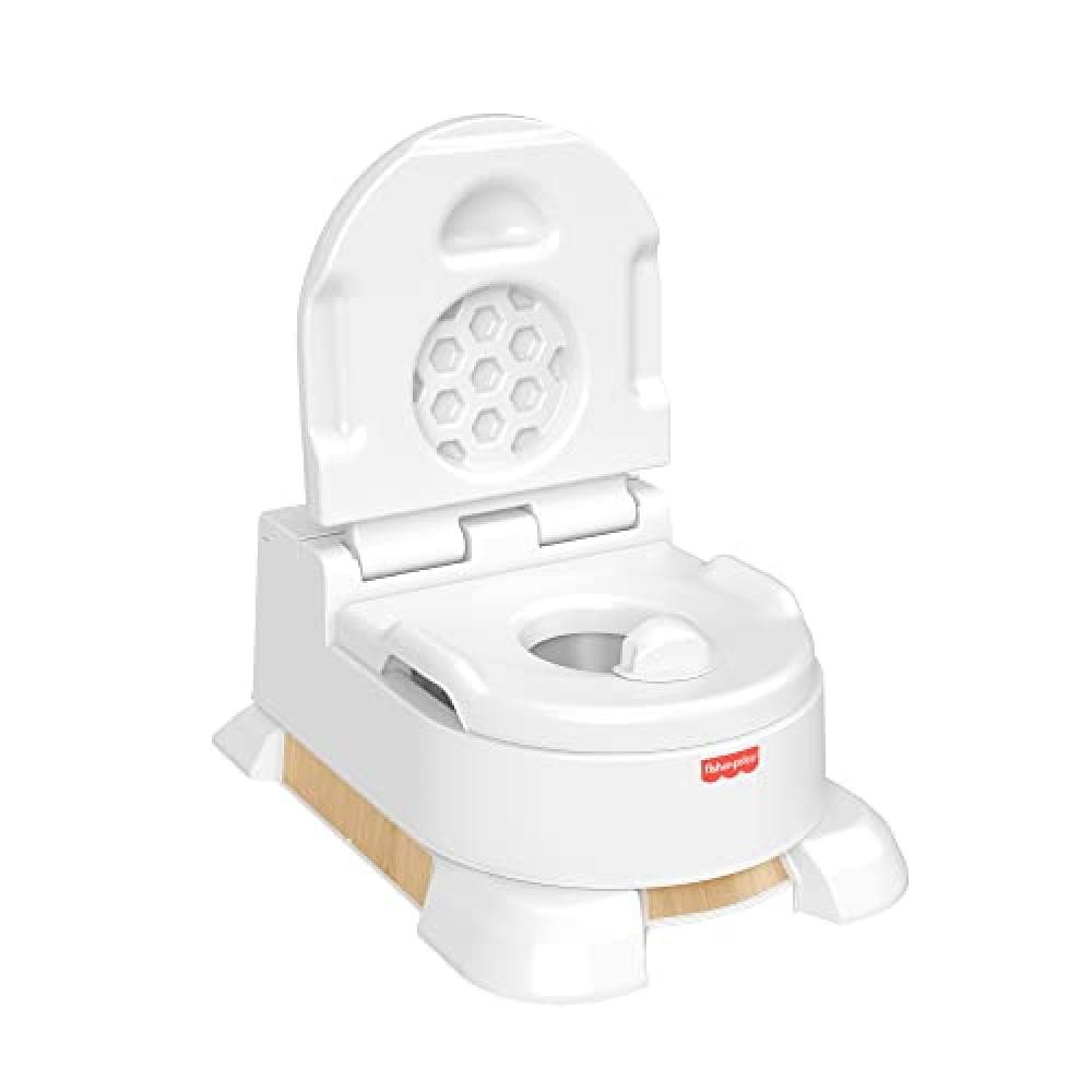 Fisher-Price- Vasino Design 4in1, Diventa Riduttore per WC e Sgabello, Giocattol