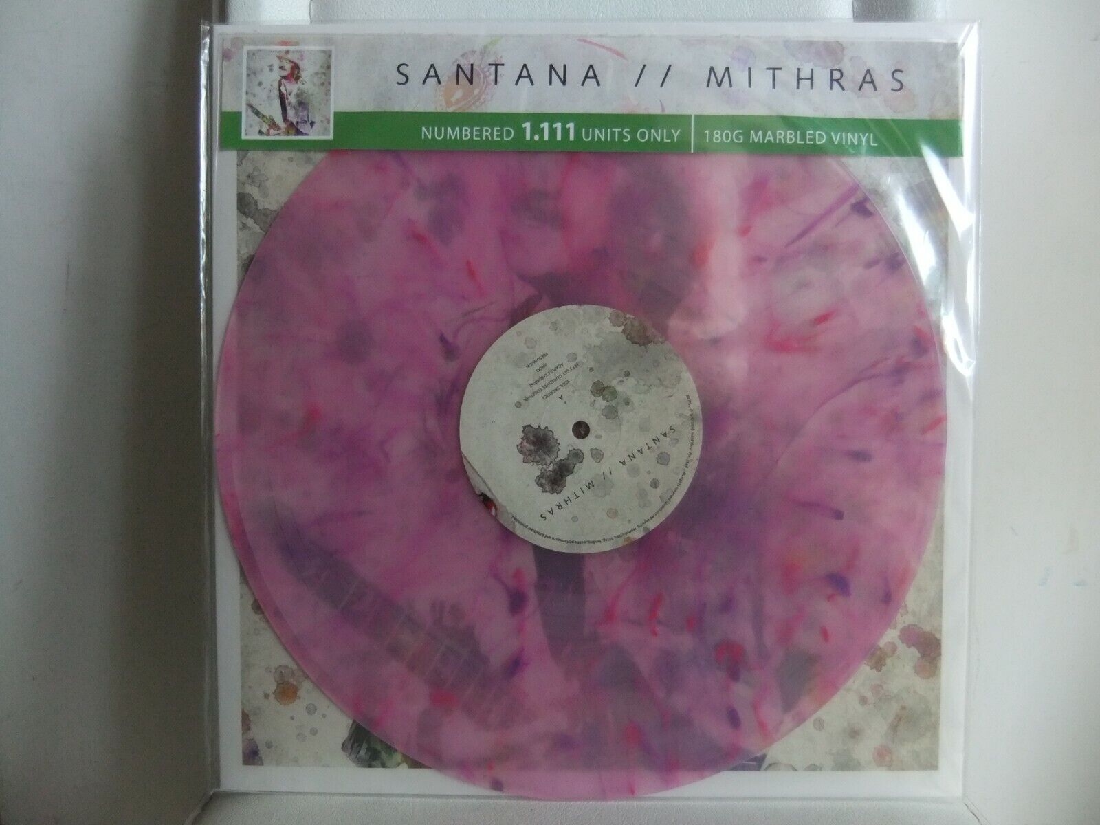 SANTANA LP MITHRAS NUMERATO 1111 COPIE VINILE 180 GR. MARMORIZZATO 2019 NUOVO