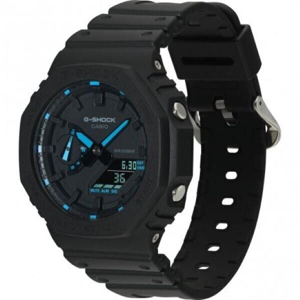Orologio Casio G-SHOCK GA-2100-1A2ER OAK - Neon Blue Index Orologeria