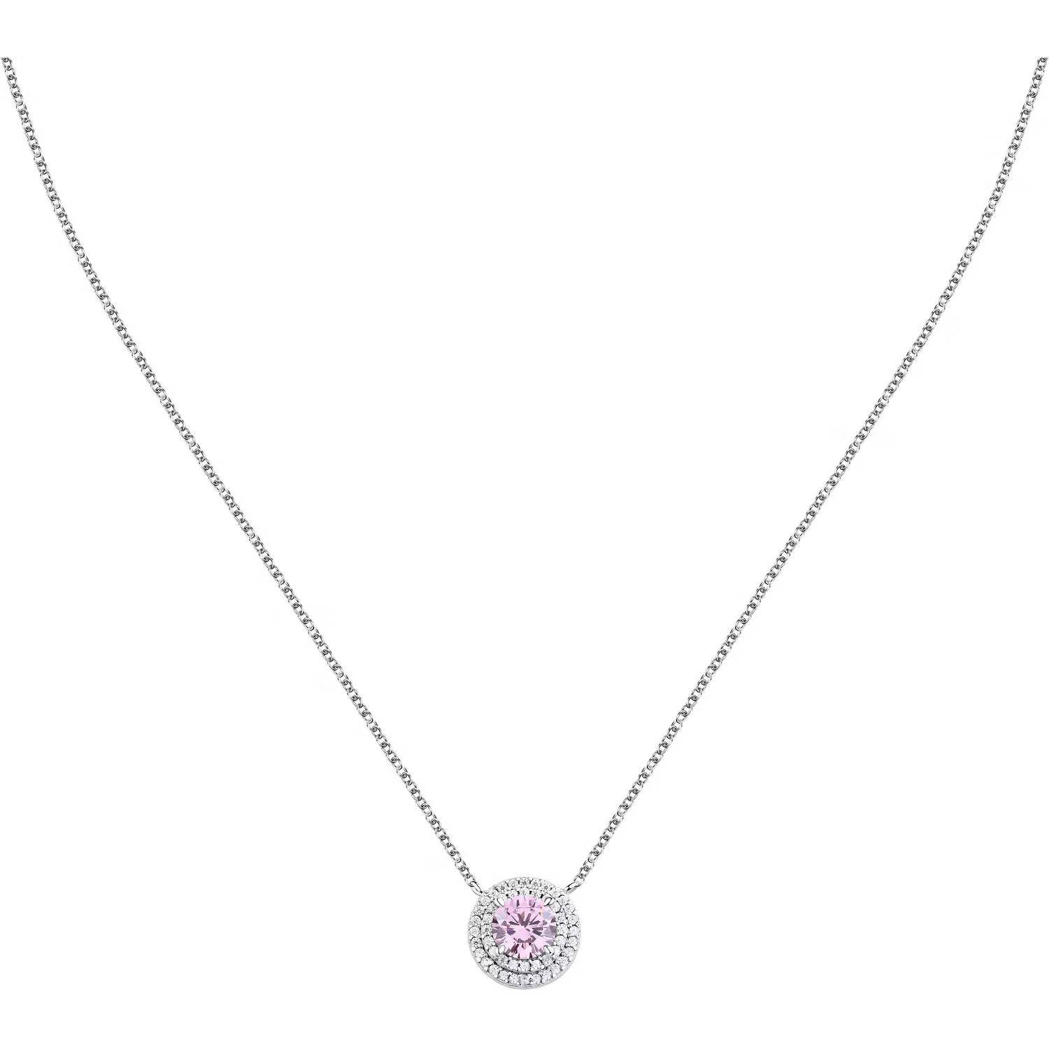 Collana Morellato Tesori Rosa SAIW270 Necklace Argento Pendente Zirconi donna