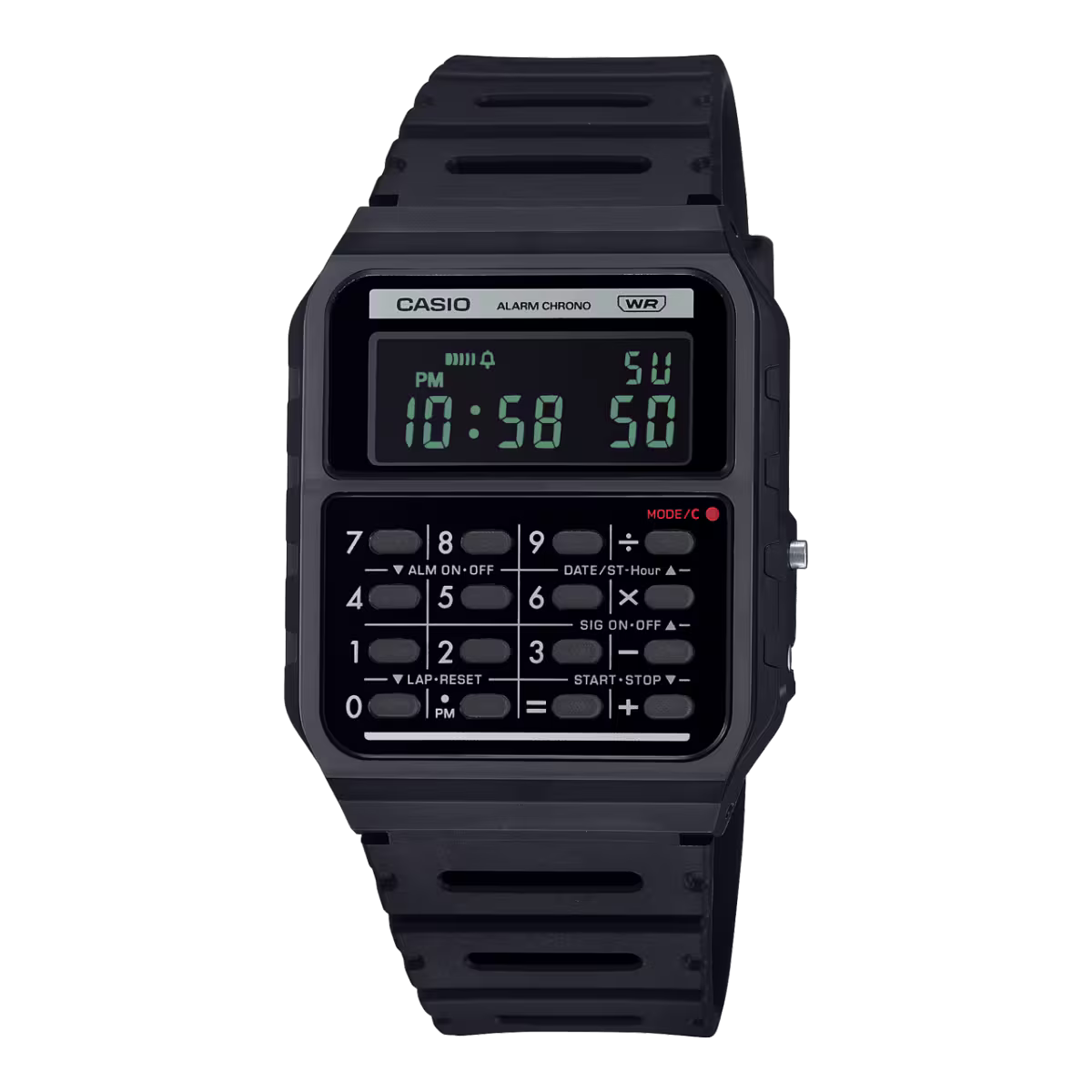 CASIO CA-53WB-1BDF OROLOGIO CALCULATOR DIGITALE NERO 34X42mm SOTTOCOSTO