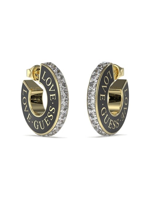 orecchini GUESS love orecchini YELLOW GOLD/BLACK ND  scelta=P YELLOW GOLD/BLACK