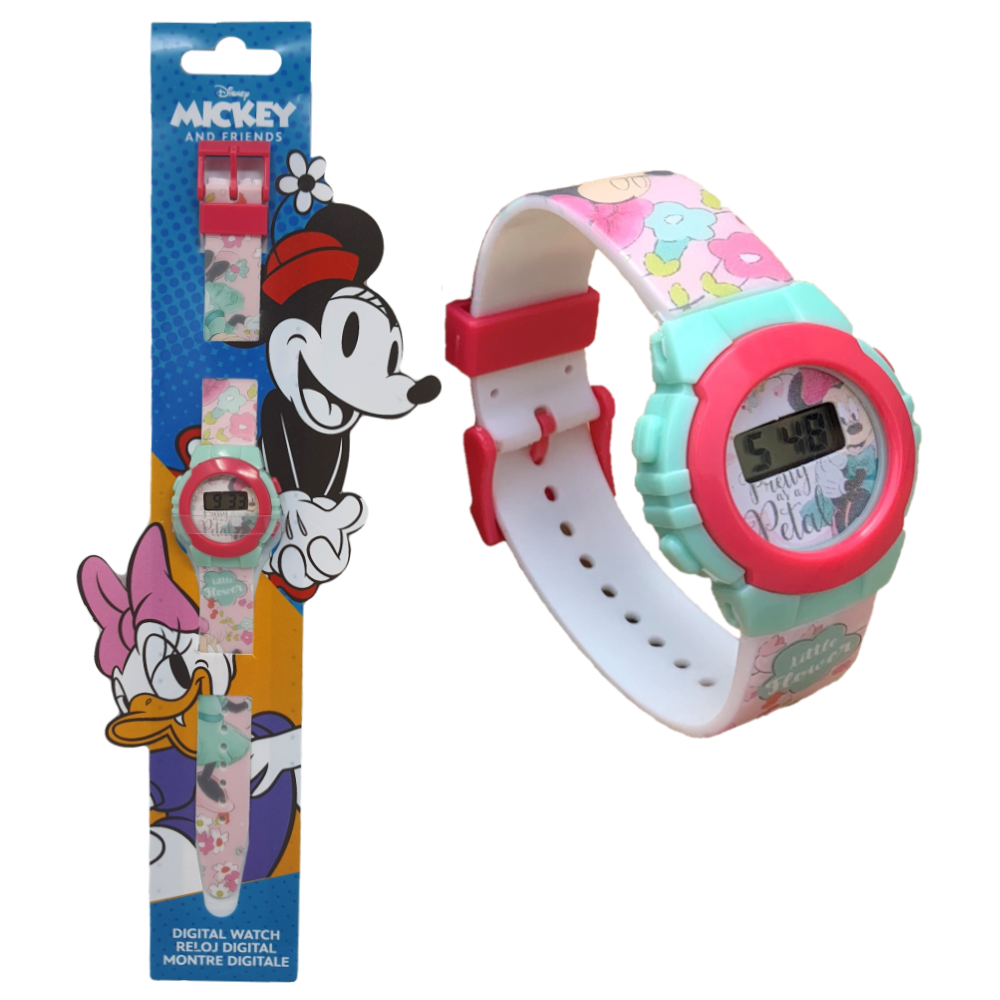 OROLOGIO DA POLSO DIGITALE MINIE DISNEY IN CONFEZIONE SAGOMATA - WD22133