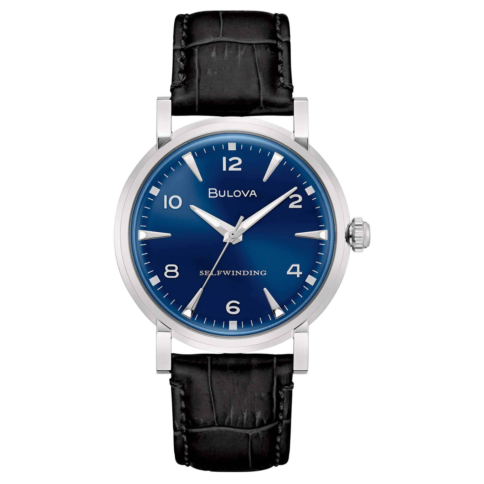Orologio Uomo Bulova Clipper Vintage Automatic 96A242 Cinturino in Pelle