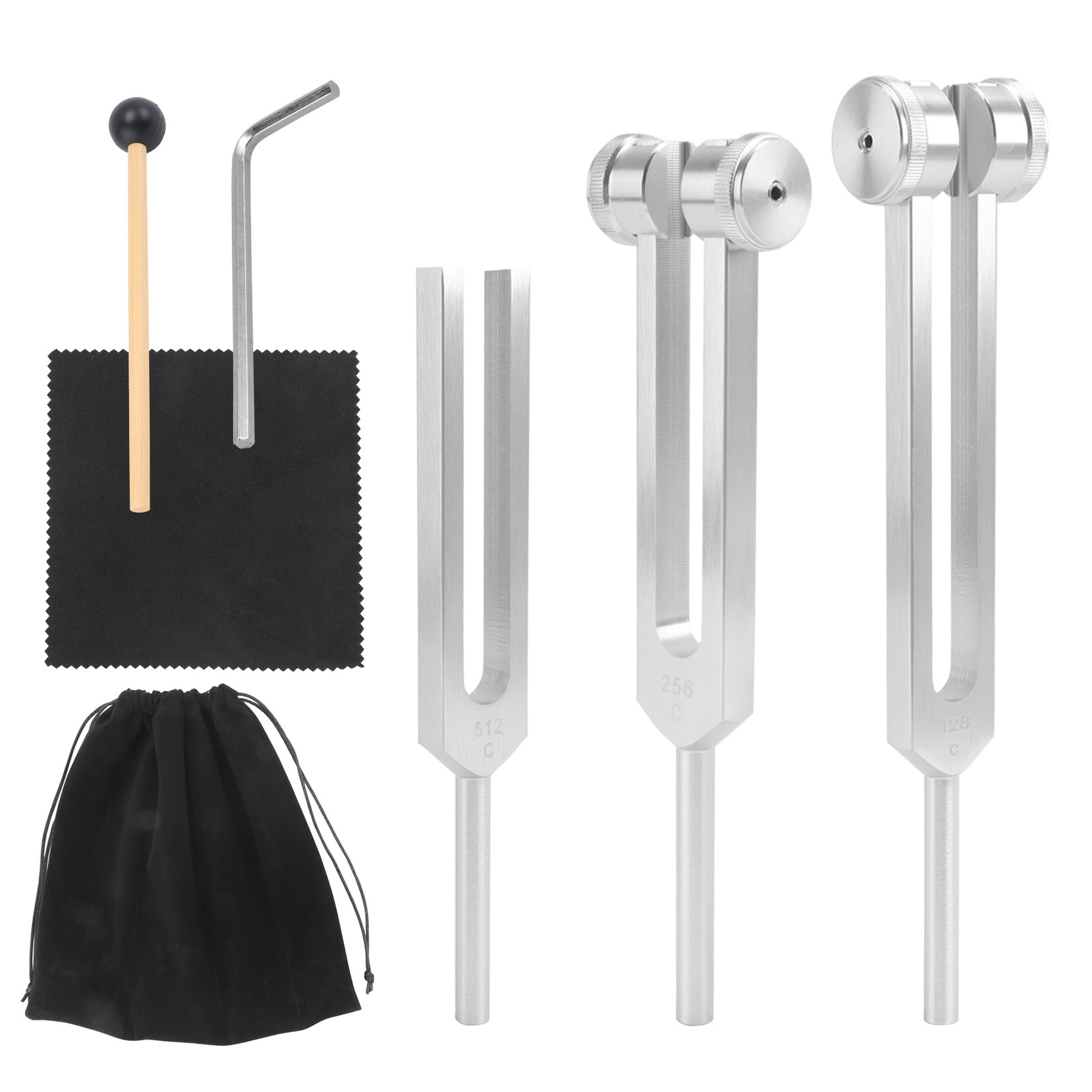 Diapason Set-128 Hz, 256 Hz, 512 Hz, Diapason Perfetti per La Guarigione, C8853