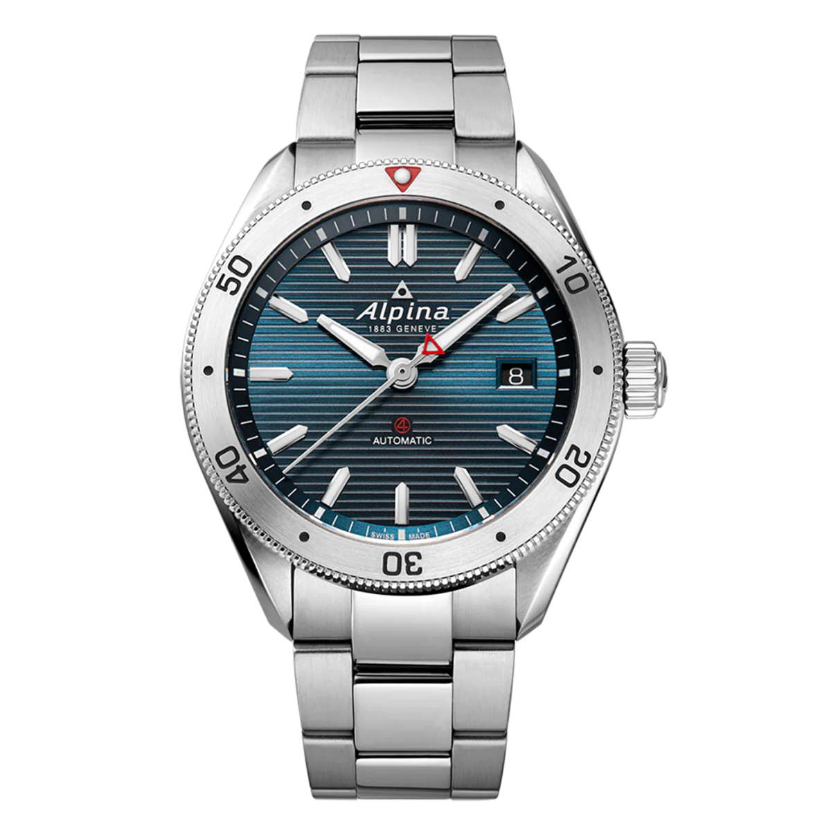 Alpina Orologio Alpiner 4 Automatic Quadrante Blu 40mm AL-525NS4AQ6B