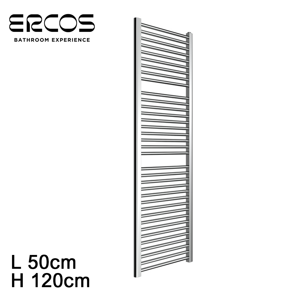 Scaldasalviette bagno cromato 120x50 interasse 45 cm - TEKNO Ercos