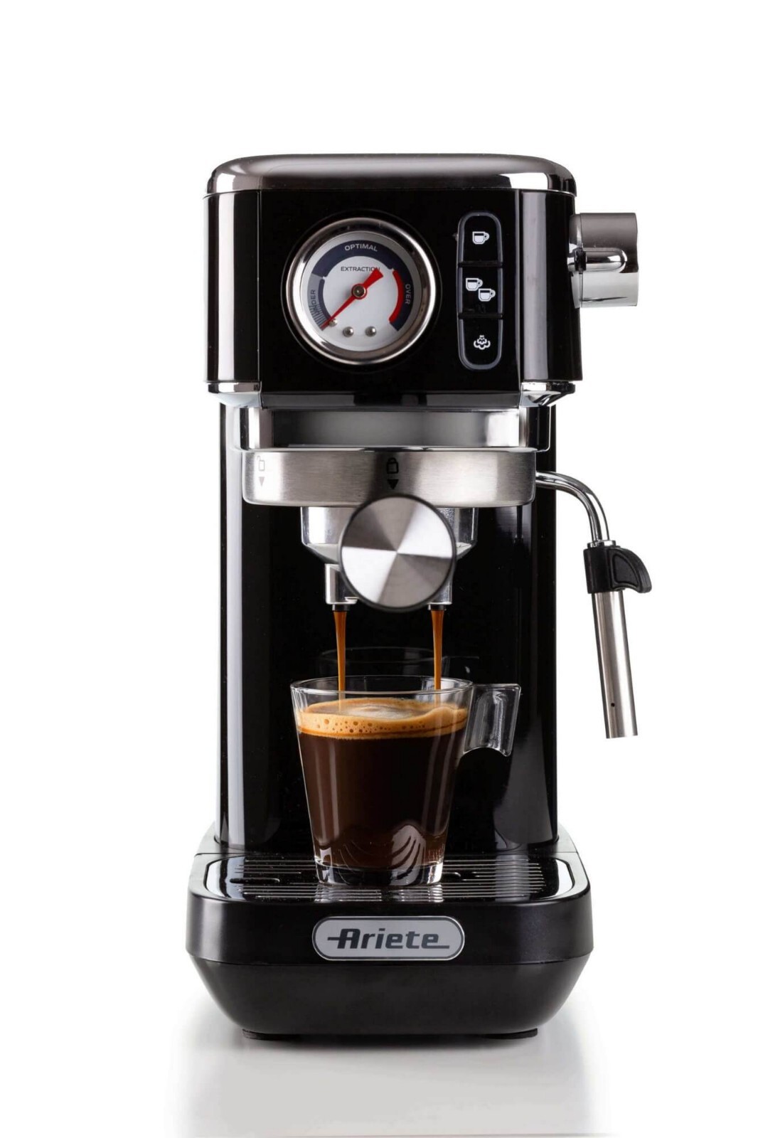 Ariete Macchina da caffè 1381 Metal nero polvere e cialde ESE 1300W maxi capp.