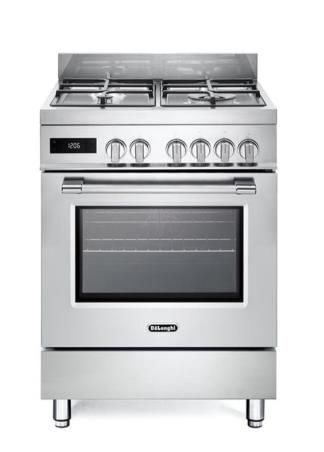 DeLonghi PRO 66 MAL PZ Cucina A Gas Inox E Nero
