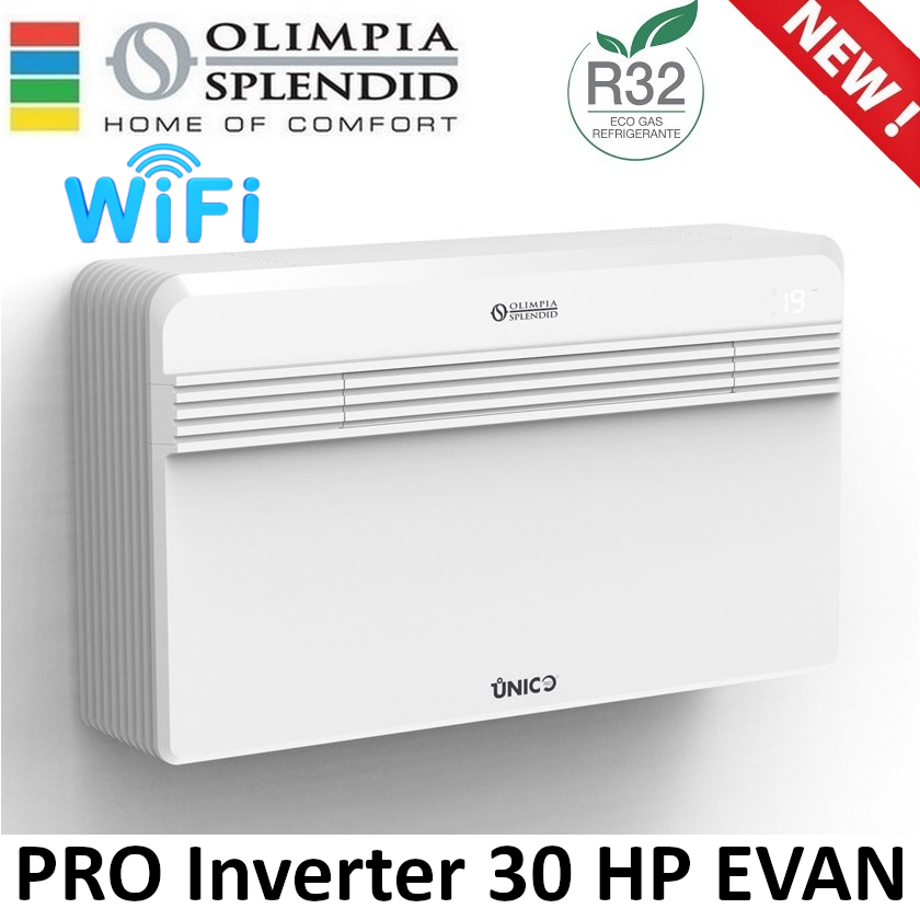 OLIMPIA UNICO PRO 30 HP EVAN senza U.E. WiFi integrato caldo e freddo