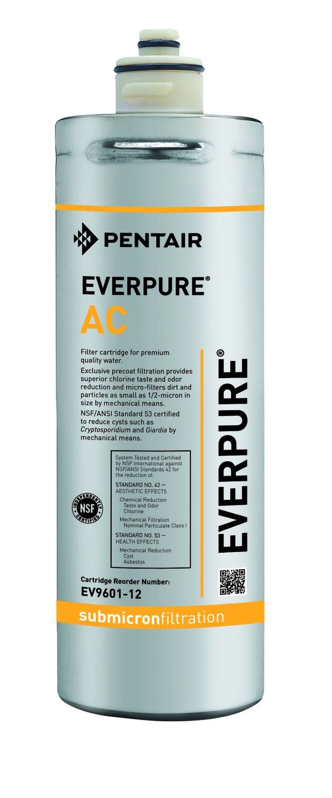 Everpure EV960112 Cartuccia filtro acqua a carboni attivi