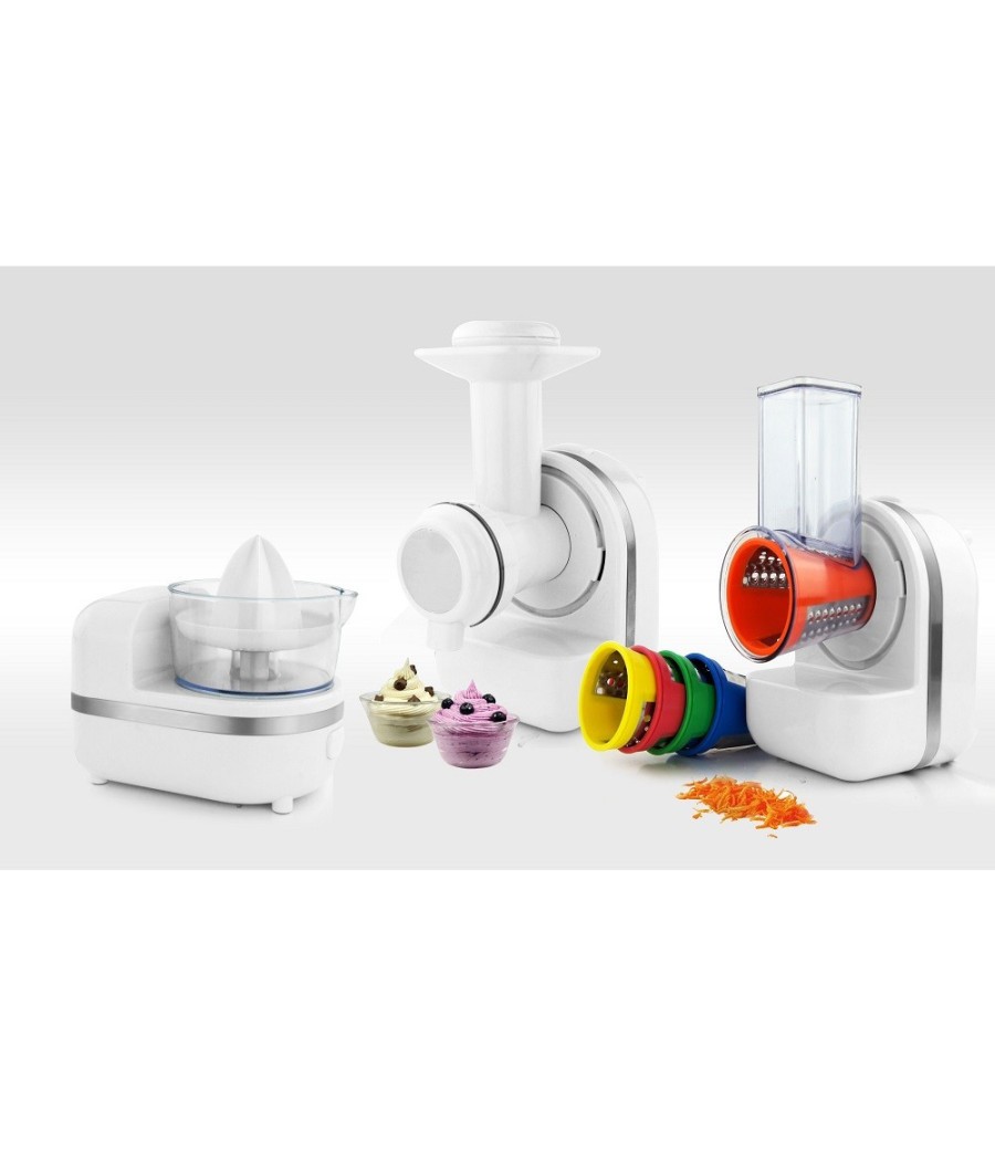 Mixer 3 In 1 Robot Da Cucina Succo Marmellata Dessert Spremiagrumi 220-240v 150w
