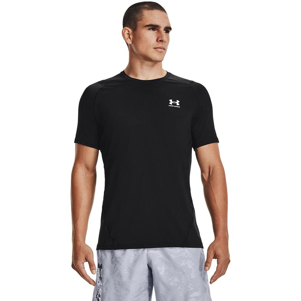 T-shirt Under Armour Ua Hg Armour Fitted Ss, Nero, M Uomo