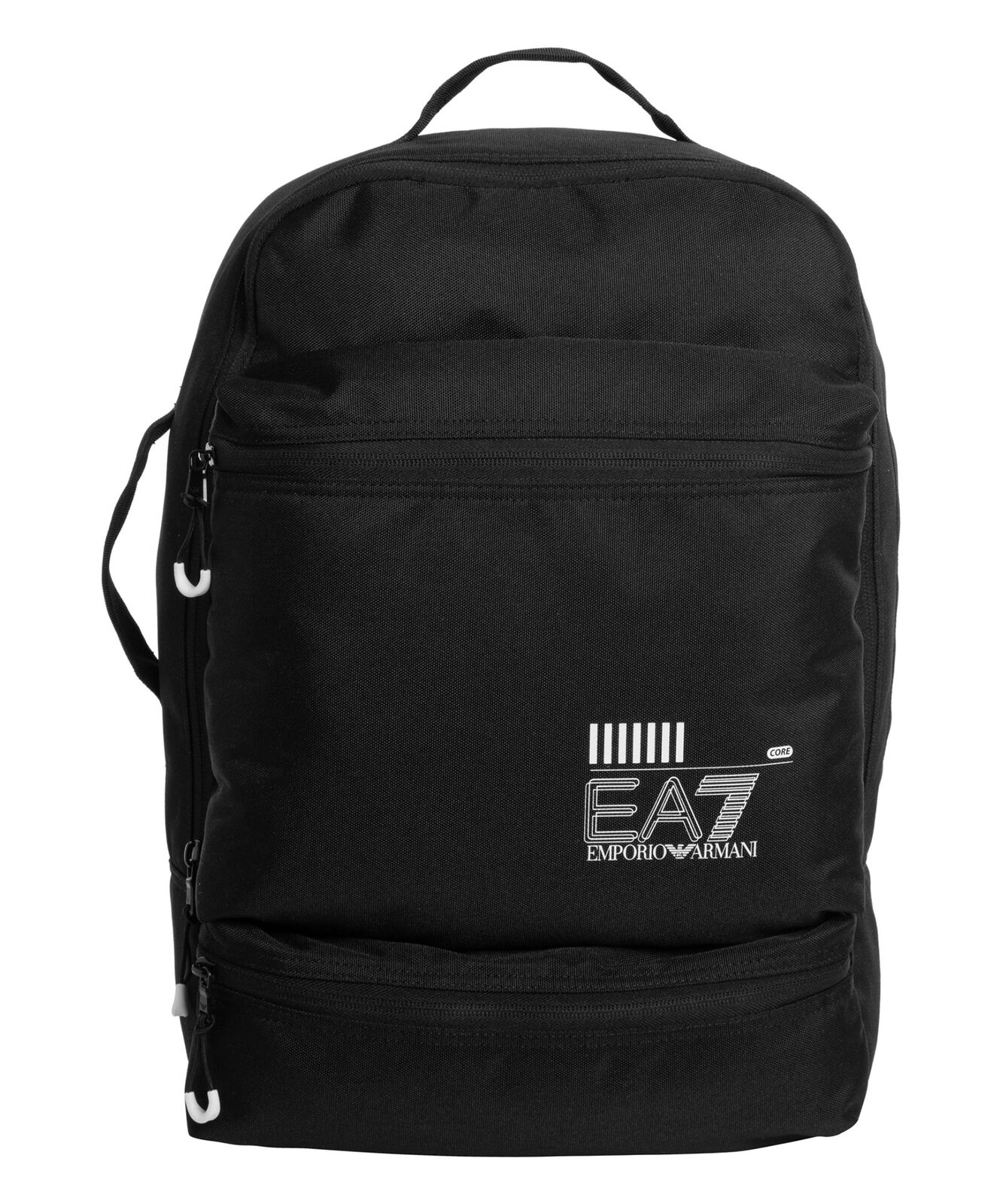 Emporio Armani EA7 zaino uomo 245101CC94002021 nero Black - White Logo grande