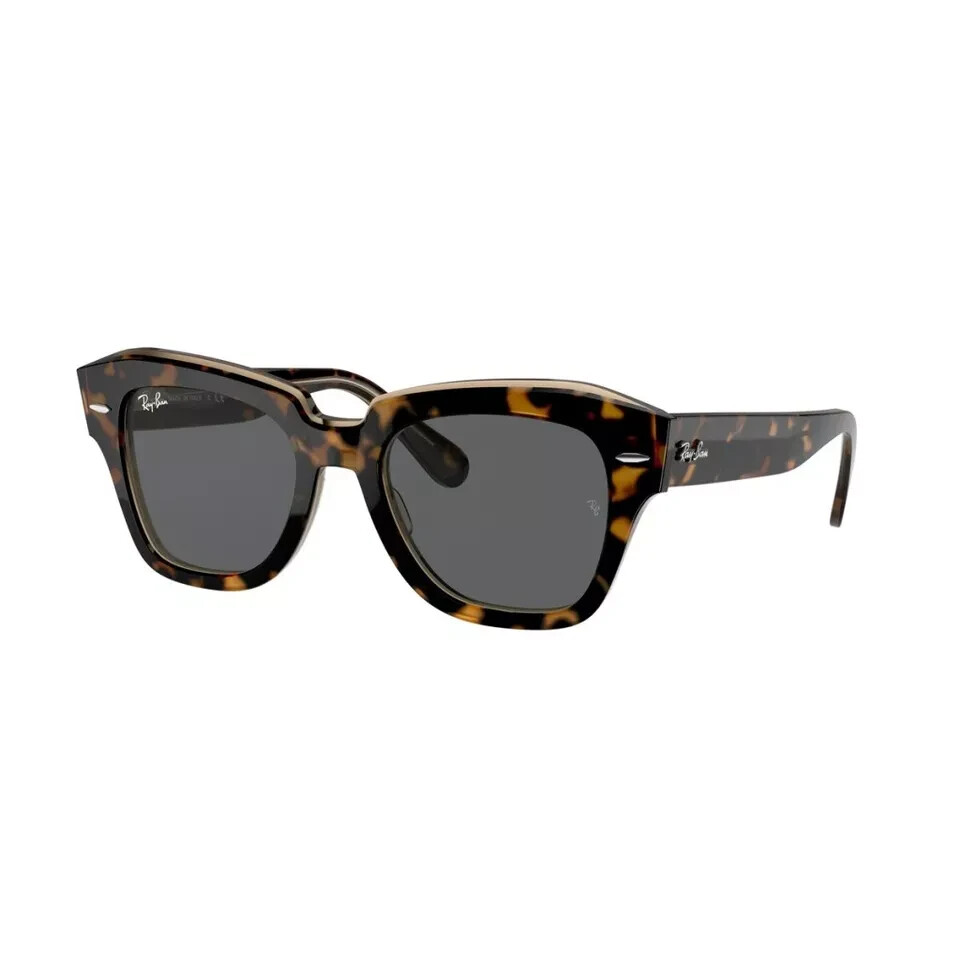 OCCHIALE DA SOLE RAYBAN DONNA RB 2186 STATE STREET 1292B1 49MM NUOVO