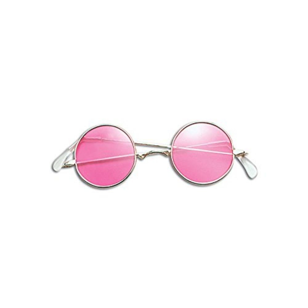 Bristol Novelty Brille im 60er-Jahre-Stil, unisex Taglia unica Rosa