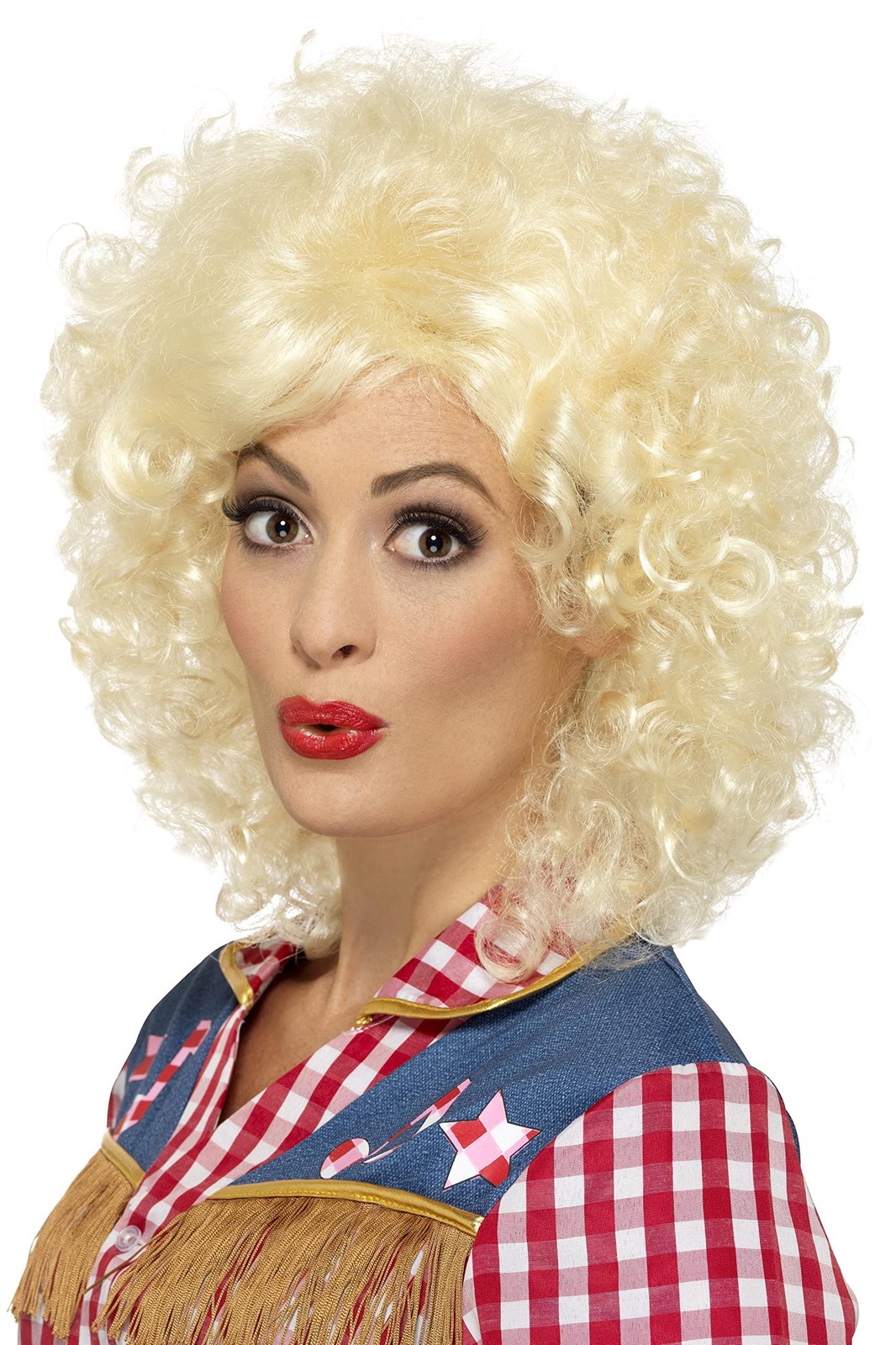 Smiffys Rodeo Doll Wig, Blonde