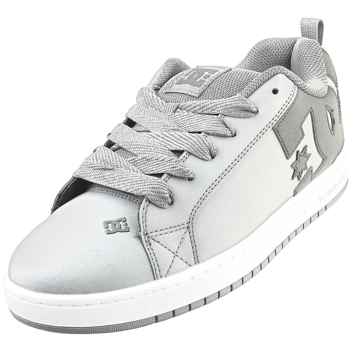 DC Shoes Scarpe da Skate Court Graffiks Grigio Nero Uomo - 44 EU