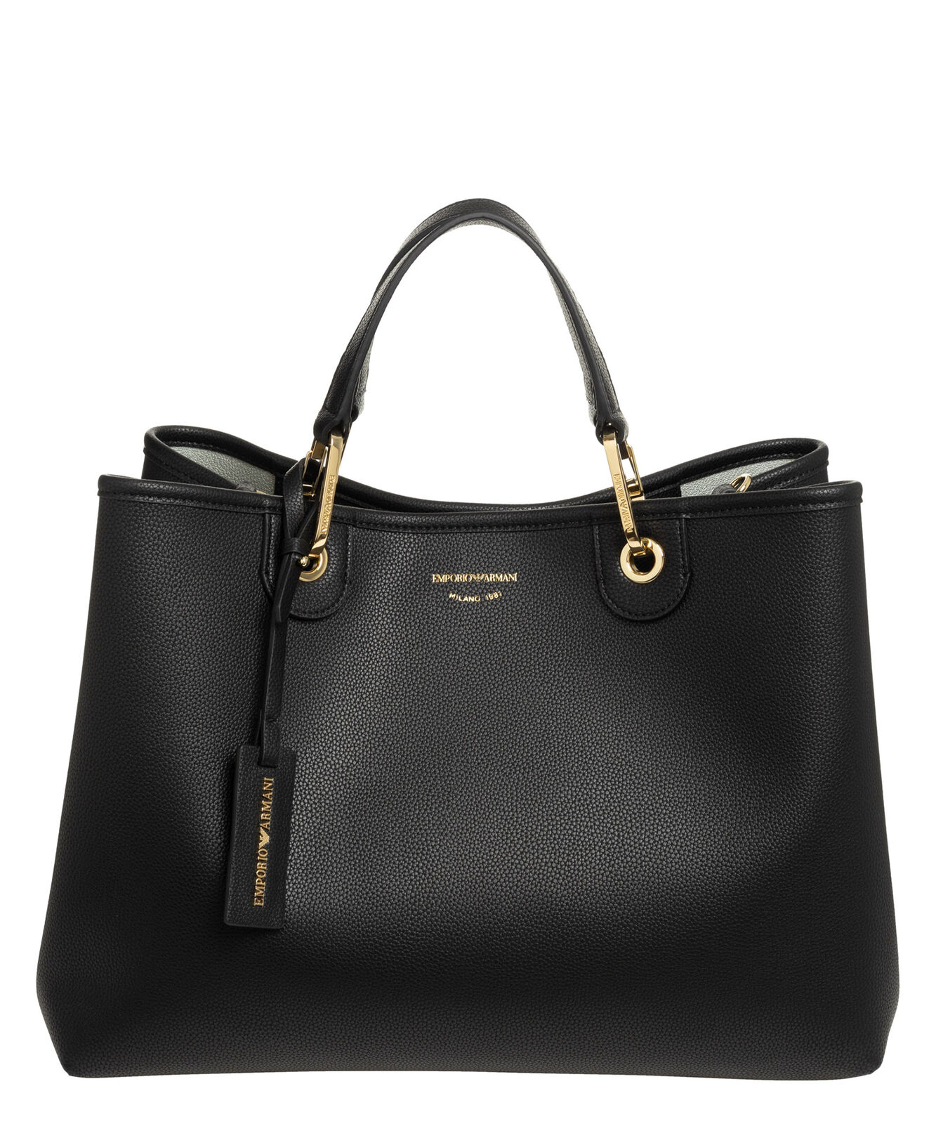 Emporio Armani shopping bag donna myea Y3D165YFO5B85218 nero Black - Silver