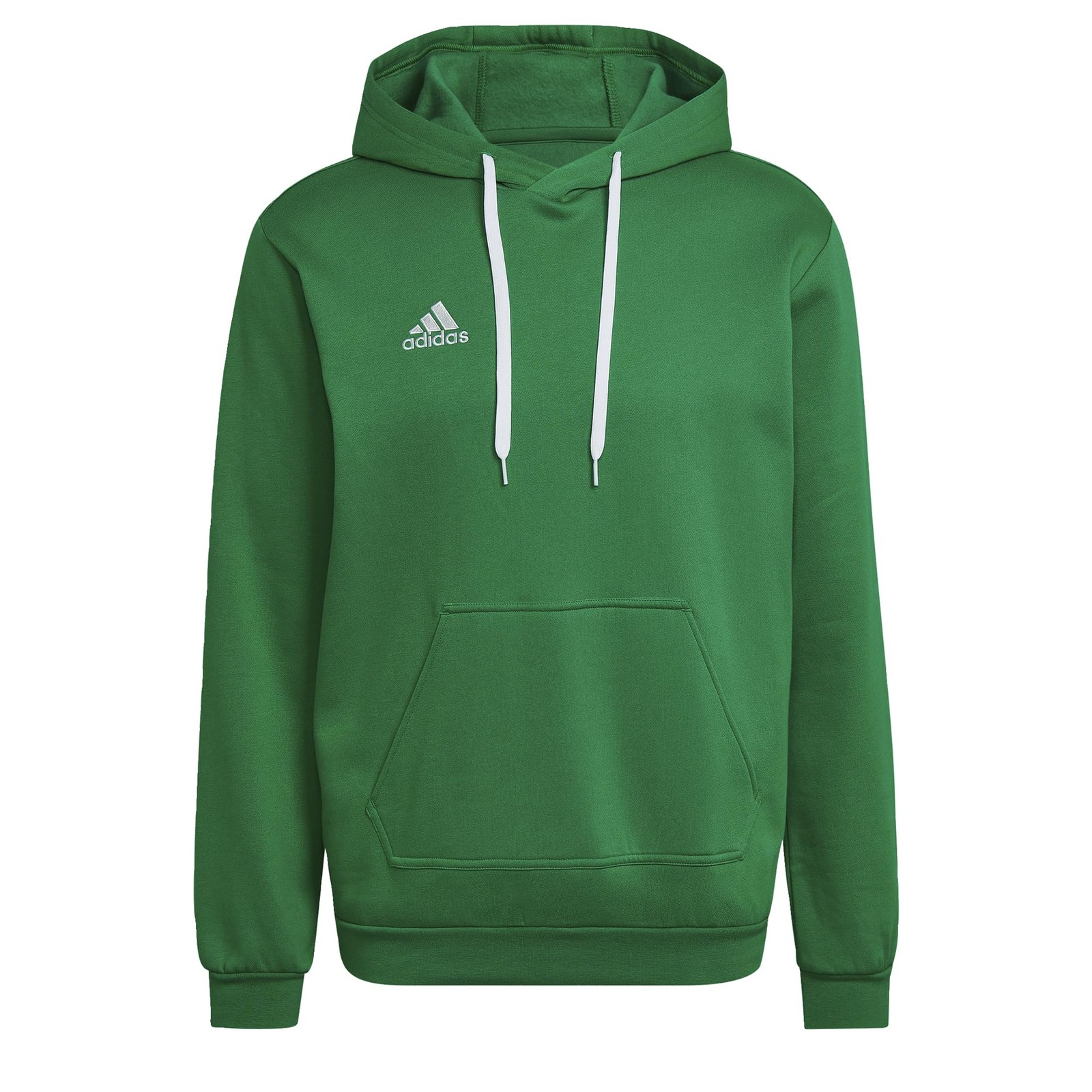 Adidas Uomo Entrada 22 Sweat Hoodie, Team Green / White, S