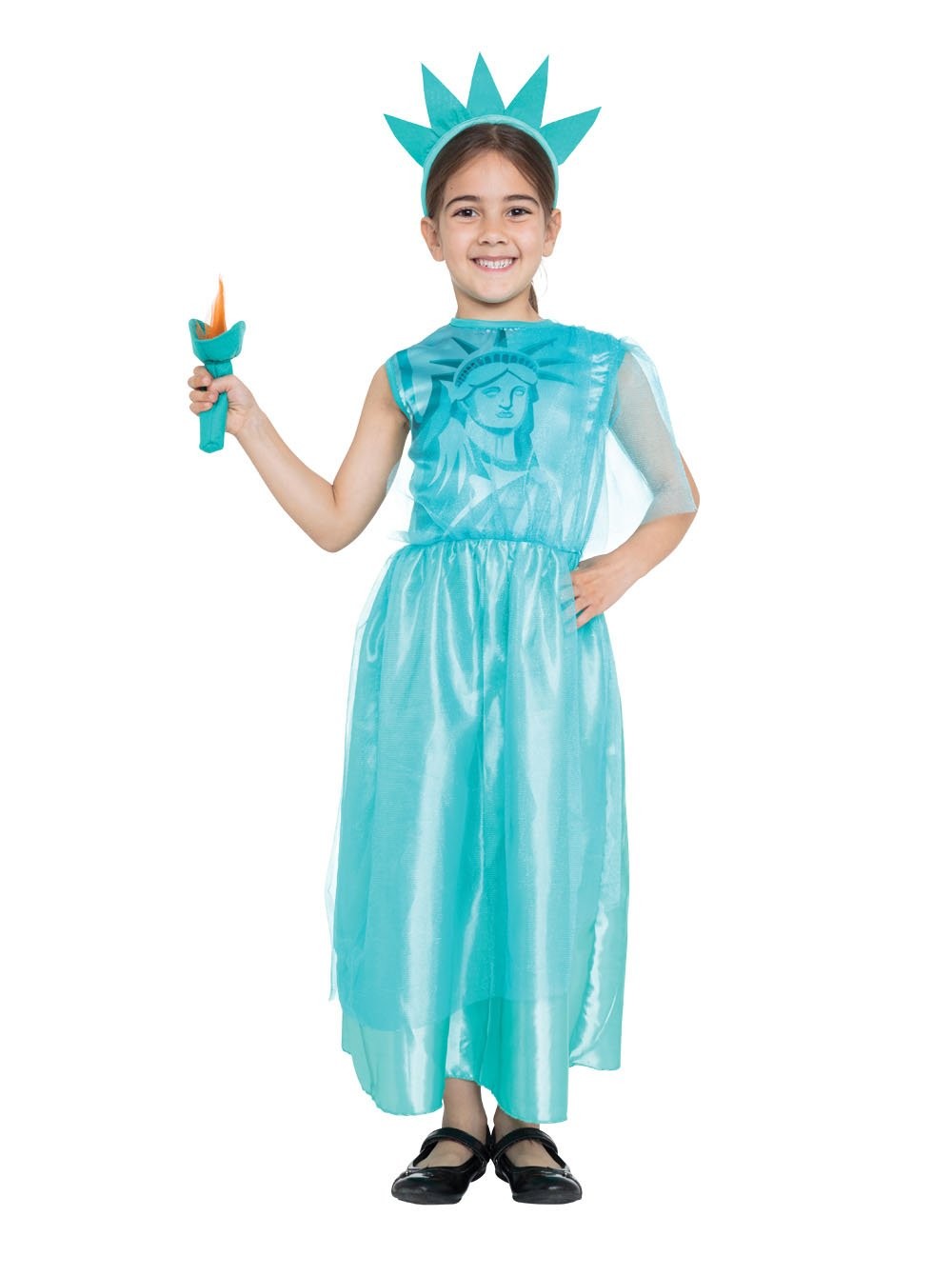 (CL) LIBERTY GIRL (S) *** - FANCY DRESS COSTUME (SIZE: S) Unisex Costumes NUOVO