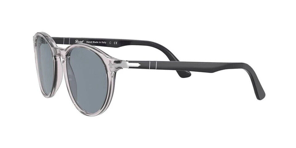 Persol PO3152S PHANTOS Sunglasses, Smoke/Light Blue, 52 mm special edition