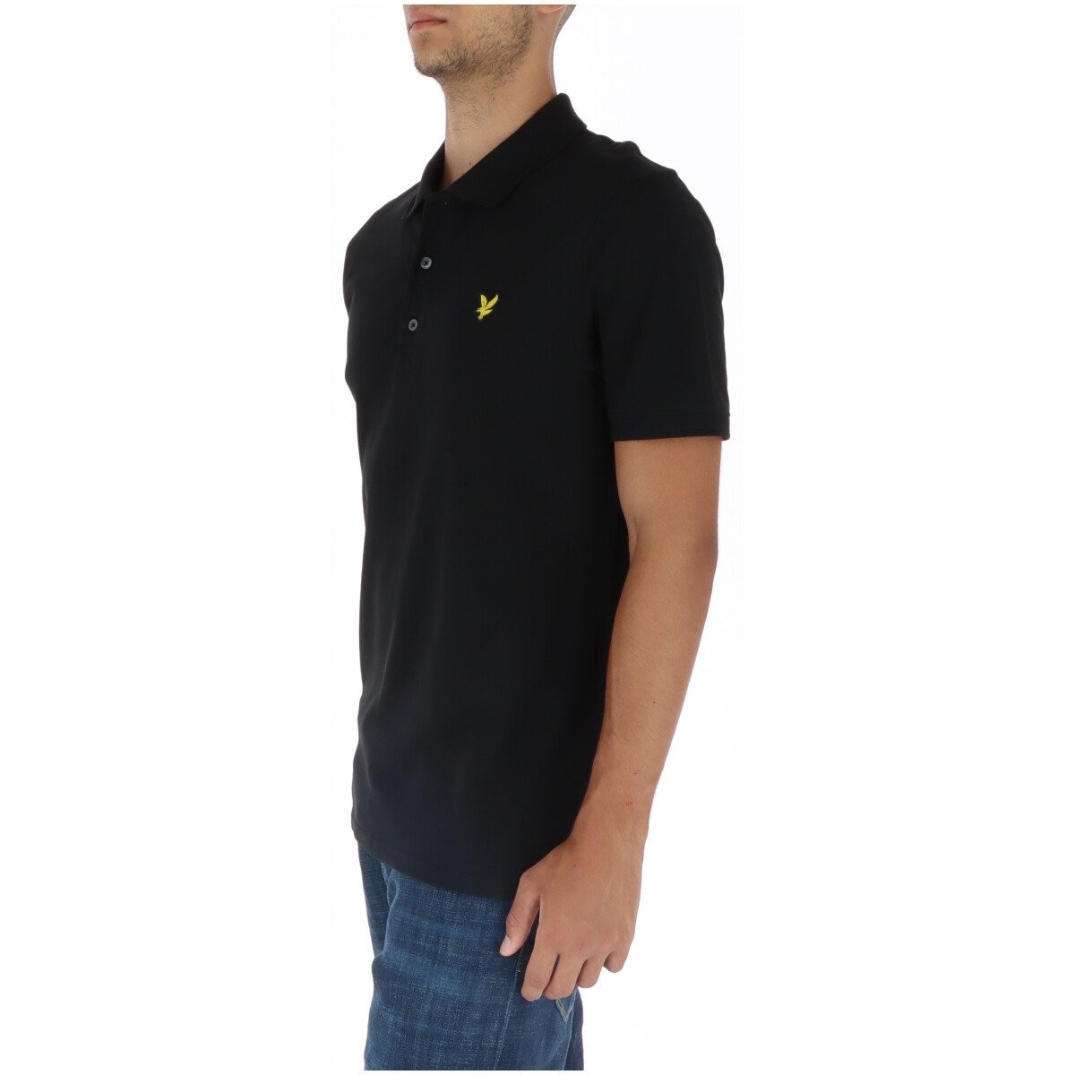 Lyle & Scott Abbigliamento Uomo Polo L Nero SP400VOG