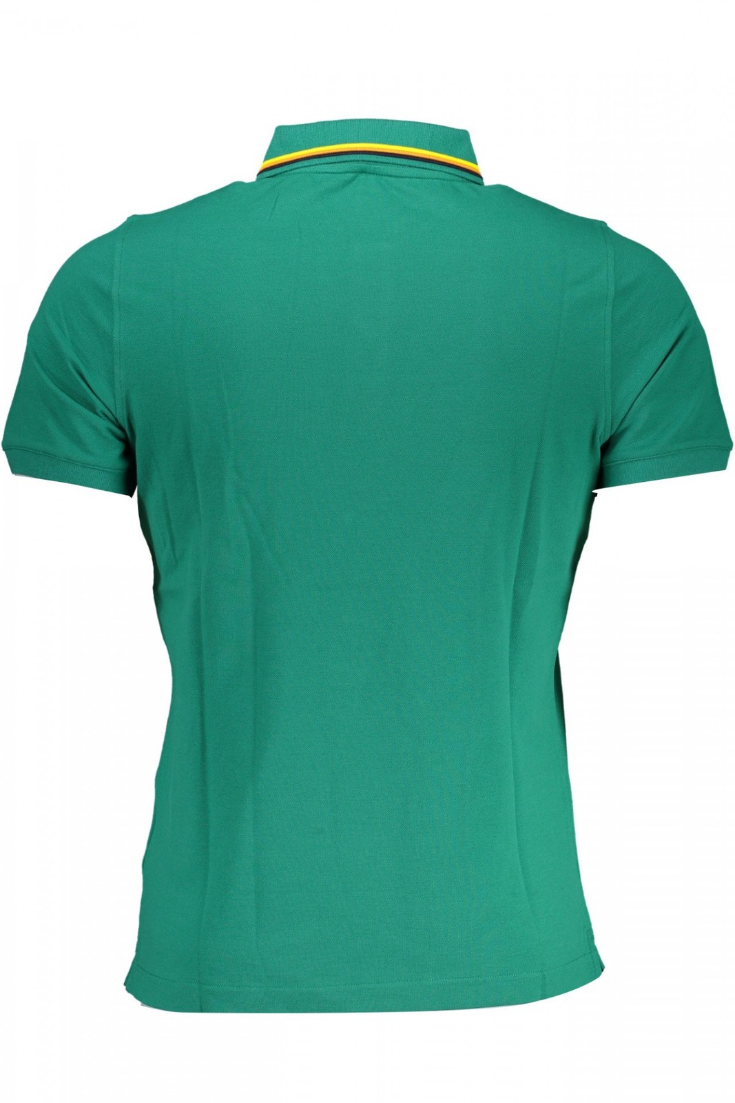 K-way Abbigliamento Uomo Polo maniche corte Verde L 2 Bottoni, Dettagli A Contra