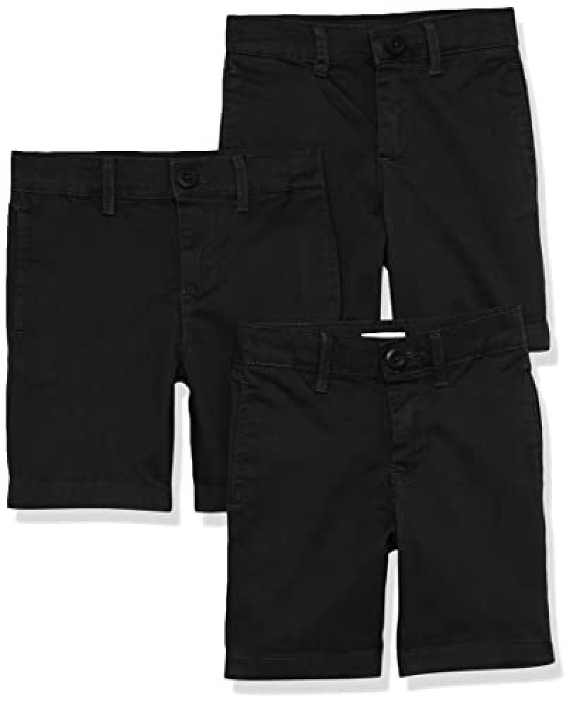 (TG. 10 anni) Amazon Essentials Bermuda Senza Pence in Tessuto Uniforme (Resiste