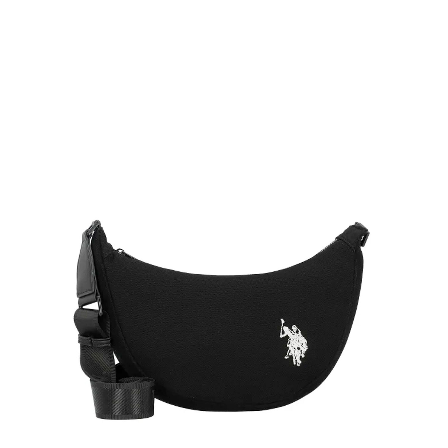 Borsa donna tracolla U.S.Polo Assn. Crossbody Nero Nera Borsetta spalla Hobo