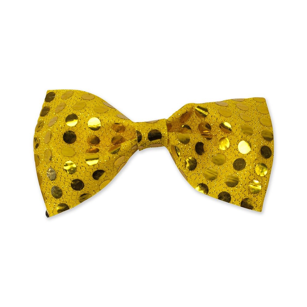 Bristol Novelty - Cravattino luccicante Taglia unica Oro