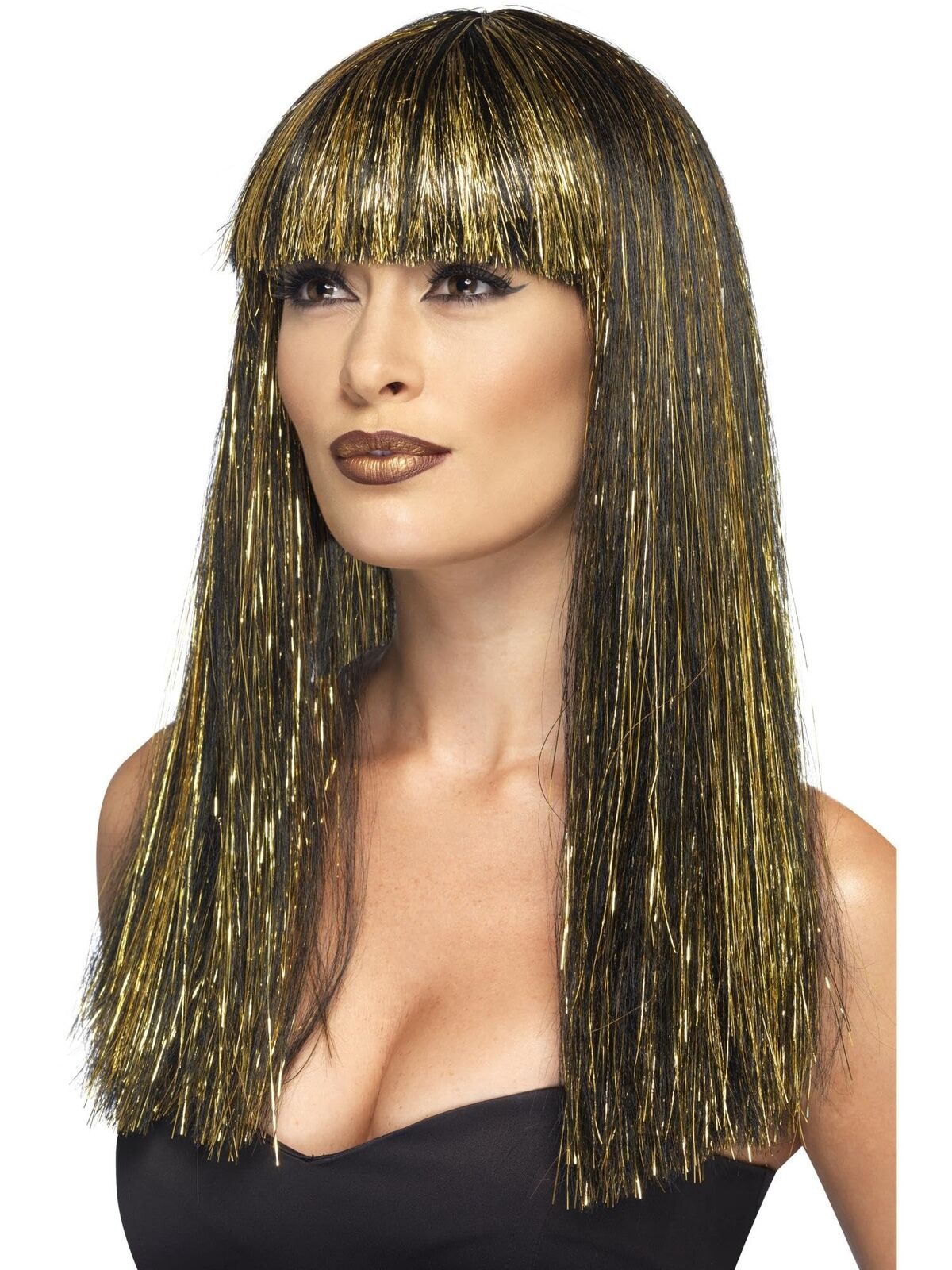 Smiffys Egyptian Goddess Wig, Black