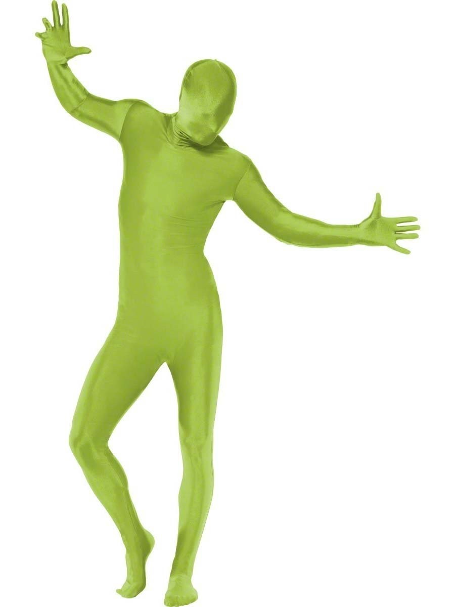 Smiffys Second Skin Suit, Green (Size M)
