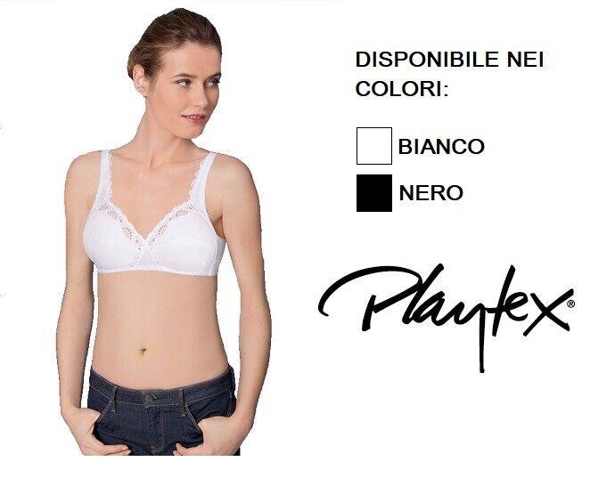 REGGISENO DONNA PLAYTEX IN FILO DI SCOZIA ART. 6695-6696 COL. MIS. E COPPA A SCE