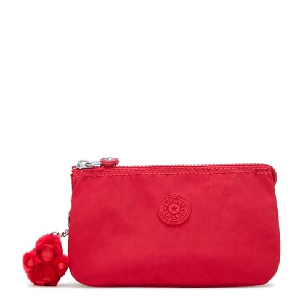 (TG. L) Kipling creativit  L, Astuccio Donna, Rosso Rosso, Large - NUOVO