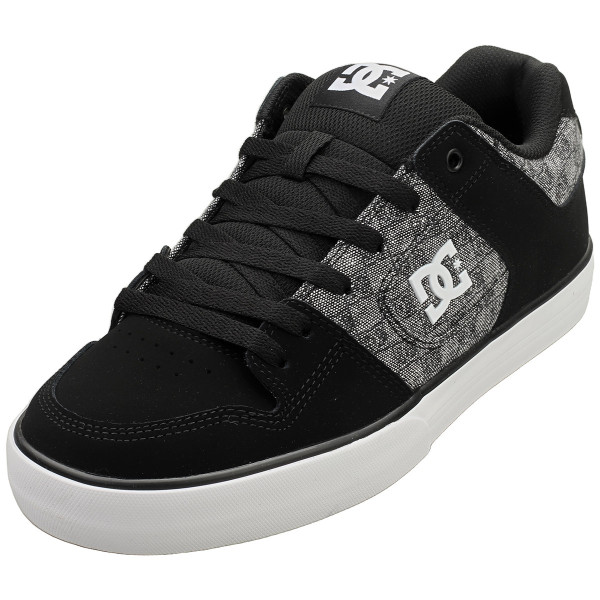 DC Shoes PURE Scarpe da Skate Grigio Nero Uomo - 40.5 EU