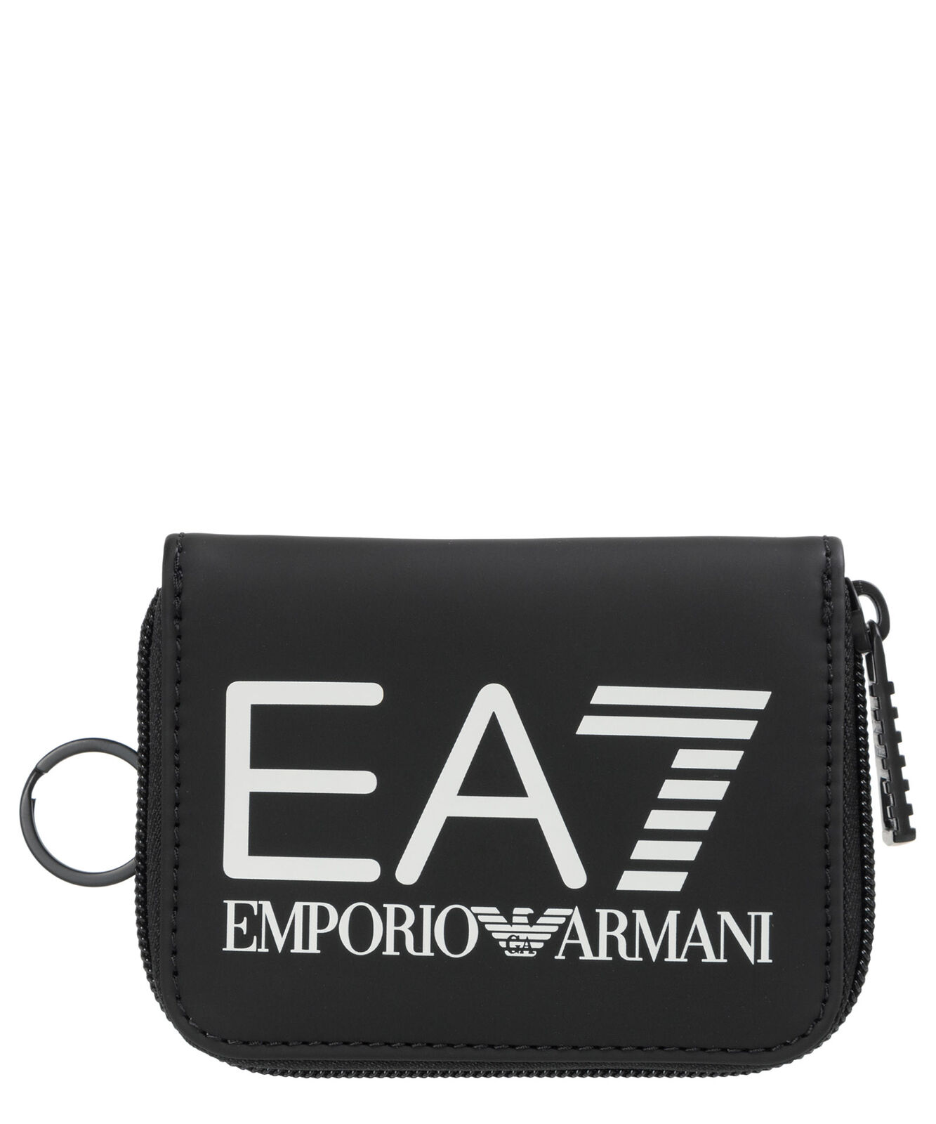 Emporio Armani EA7 portafoglio uomo 2450553R91095020 nero Black - White Logo