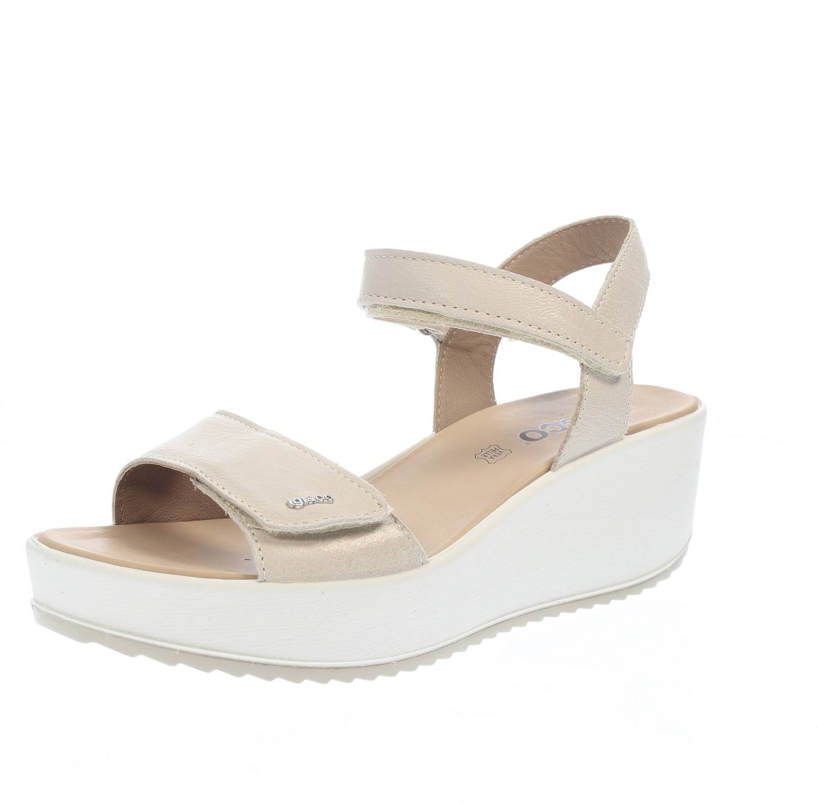 Igi & Co Candy - Sandali Plateau In Pelle Bianco - Taglia 37 [23cm] Scarpe
