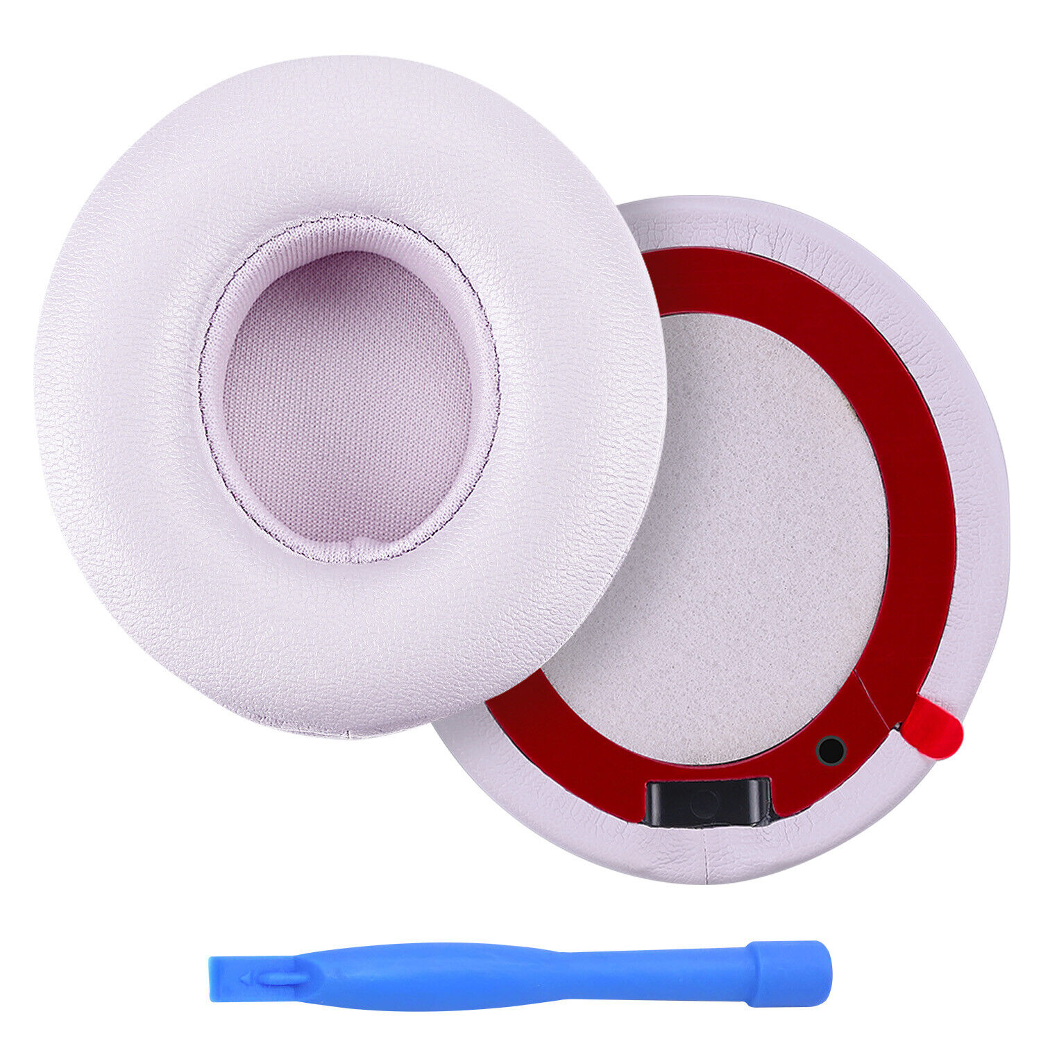 Cuscinetti Ricambio Beats Solo 4 Wireless - Memory Foam, Isolanti, Rosa