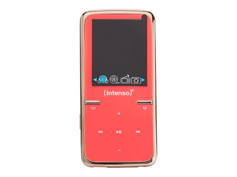 Intenso Video Scooter BT Lettore MP3 16 GB LCM USB 2.0 Rosa Cuffie 3717473