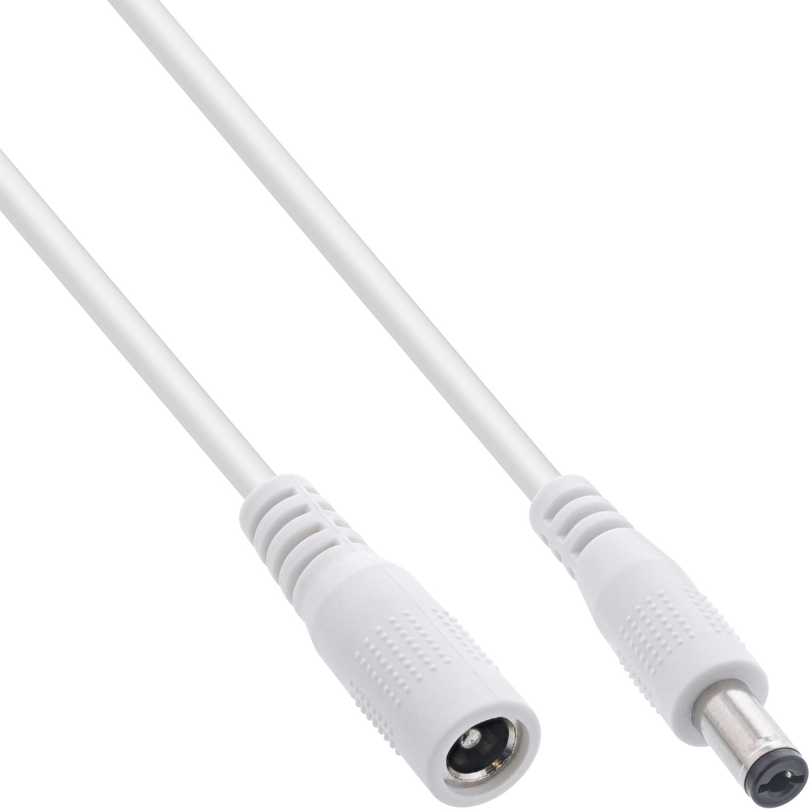 ITS 1 METRO Cavo di prolunga DC, maschio/femmina 5,5x2,1mm, AWG18, bianco