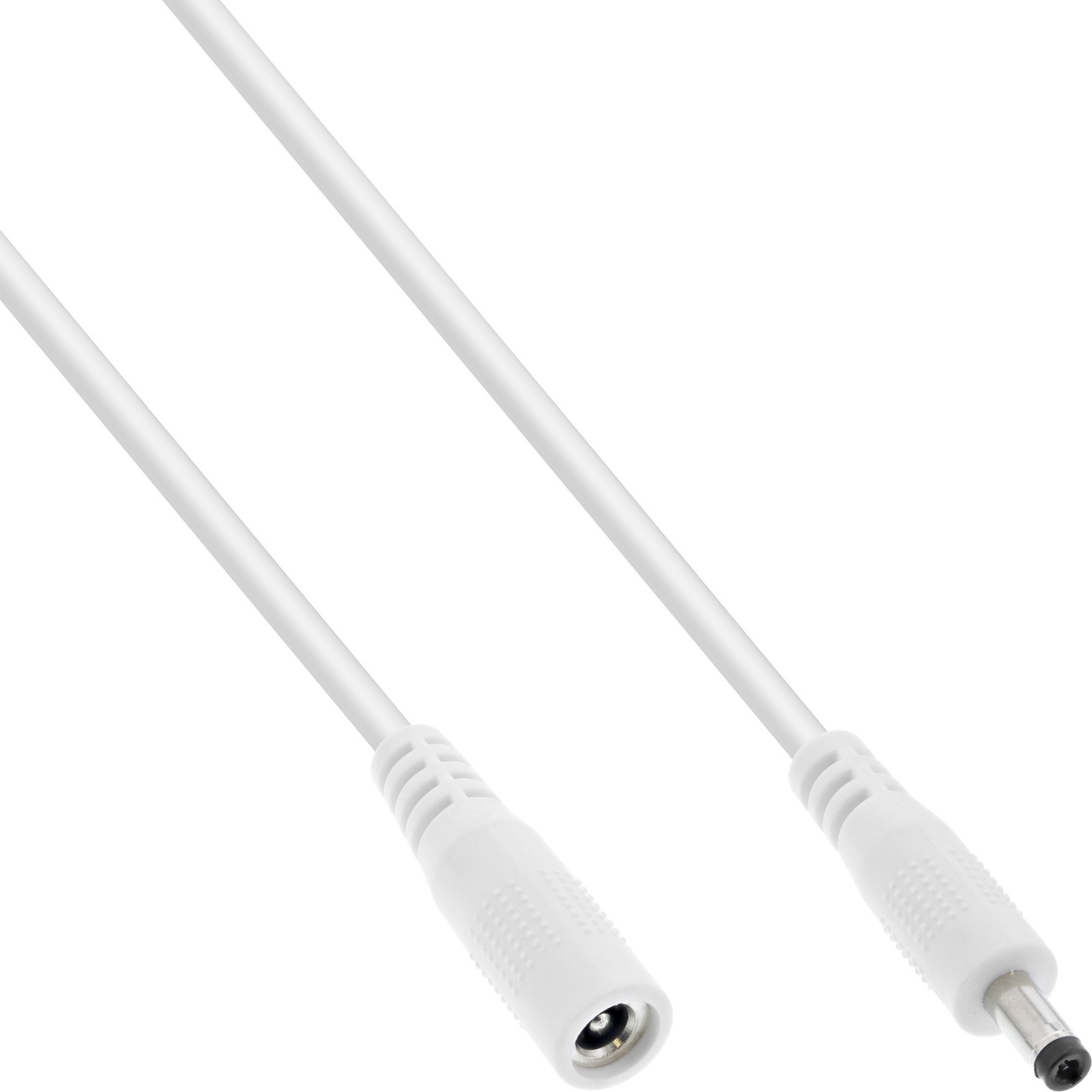 ITS 0,50 METRI Cavo di prolunga DC, maschio/femmina 4,0x1,7mm, AWG18, bianco